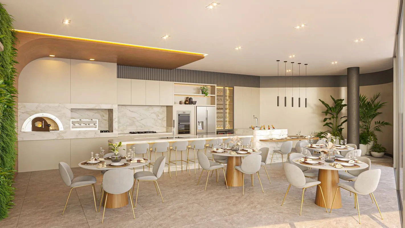 Infraestrutura premium padrão resort internacional no Vivendas da Marina Osório